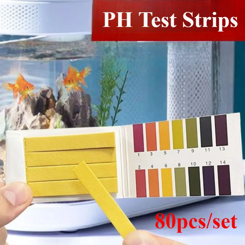 Planted Aquarium Test Kit - 1set PH Test Strip 1-14 Indicator