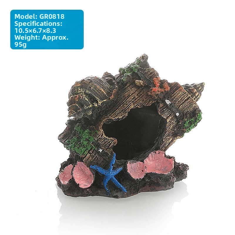 Planted Aquarium For Betta - Antique Resin Fish Tank Decoration Scenic