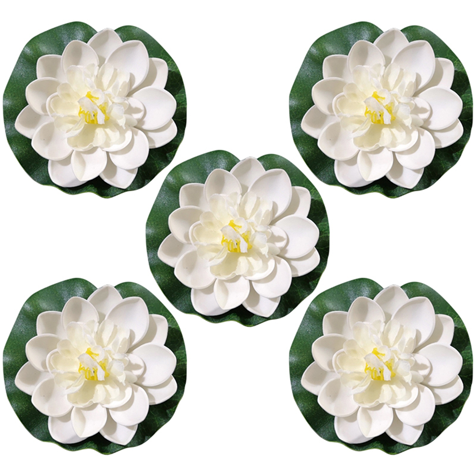 Planted Aquarium Kit - 5pcs/set 10cm Artificial Lotus Flowers Bowl
