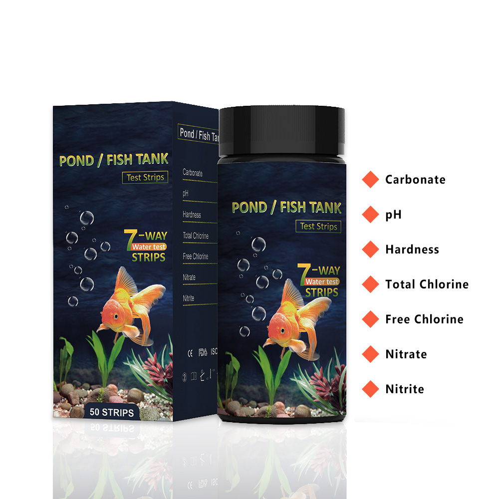 Planted Aquarium Test Kit - 7 in 1 Aquarium Test Strips,