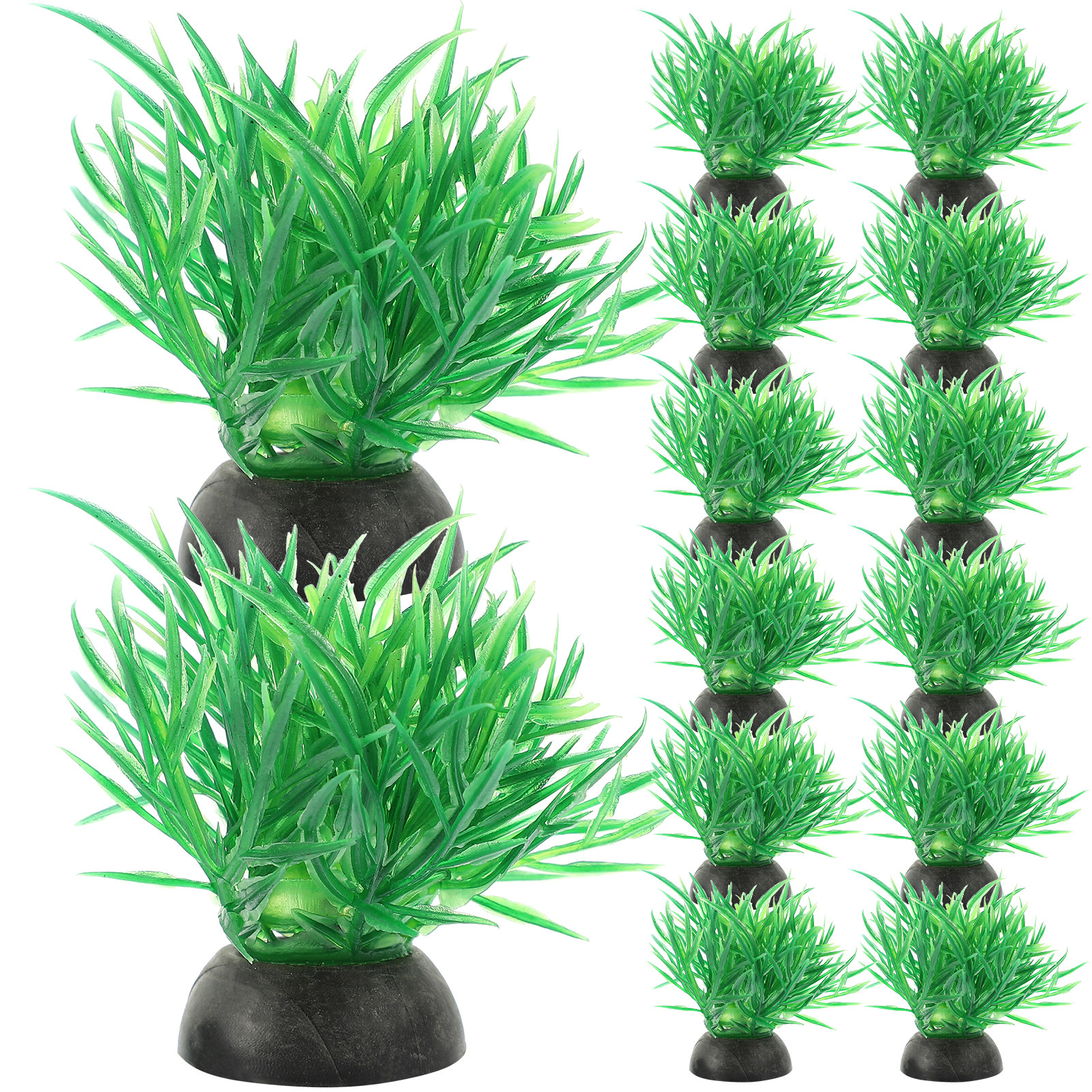 Planted Aquarium Models - 20Pcs Plastic Aquarium Plants for Fish