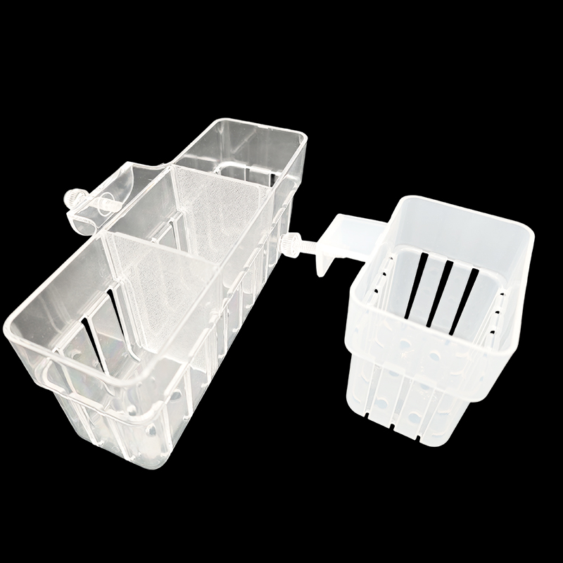 Aquarium Plant Rings - Aquarium Transparent Hydroponic Basket Wall-Mounted Emergent