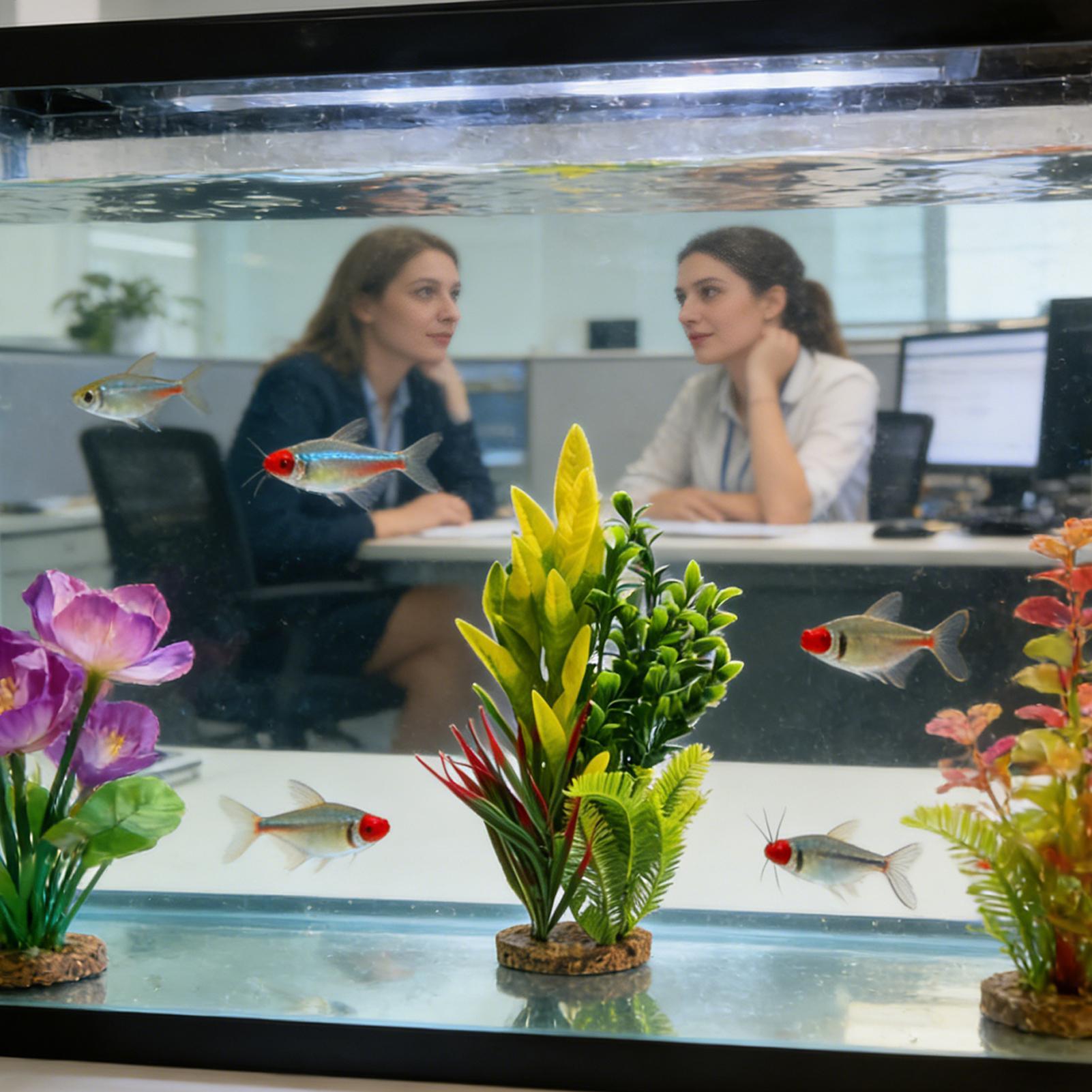 Planted Aquarium For Beginners - Artificial Aquarium Plants Shrimp Tank Decoration