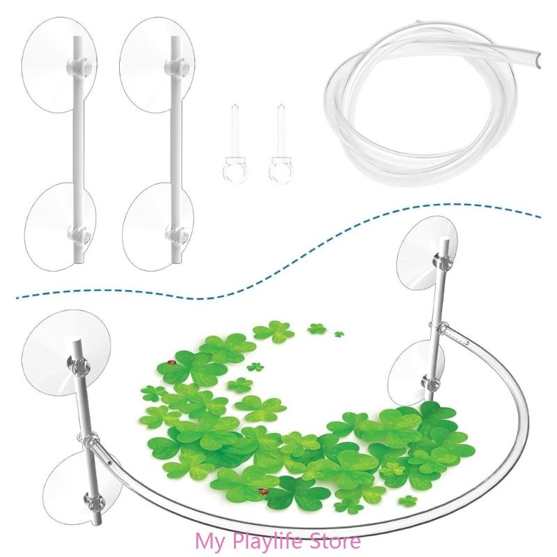 Aquarium Plant Rings - Suction Cup Floating Plant Corral Floating