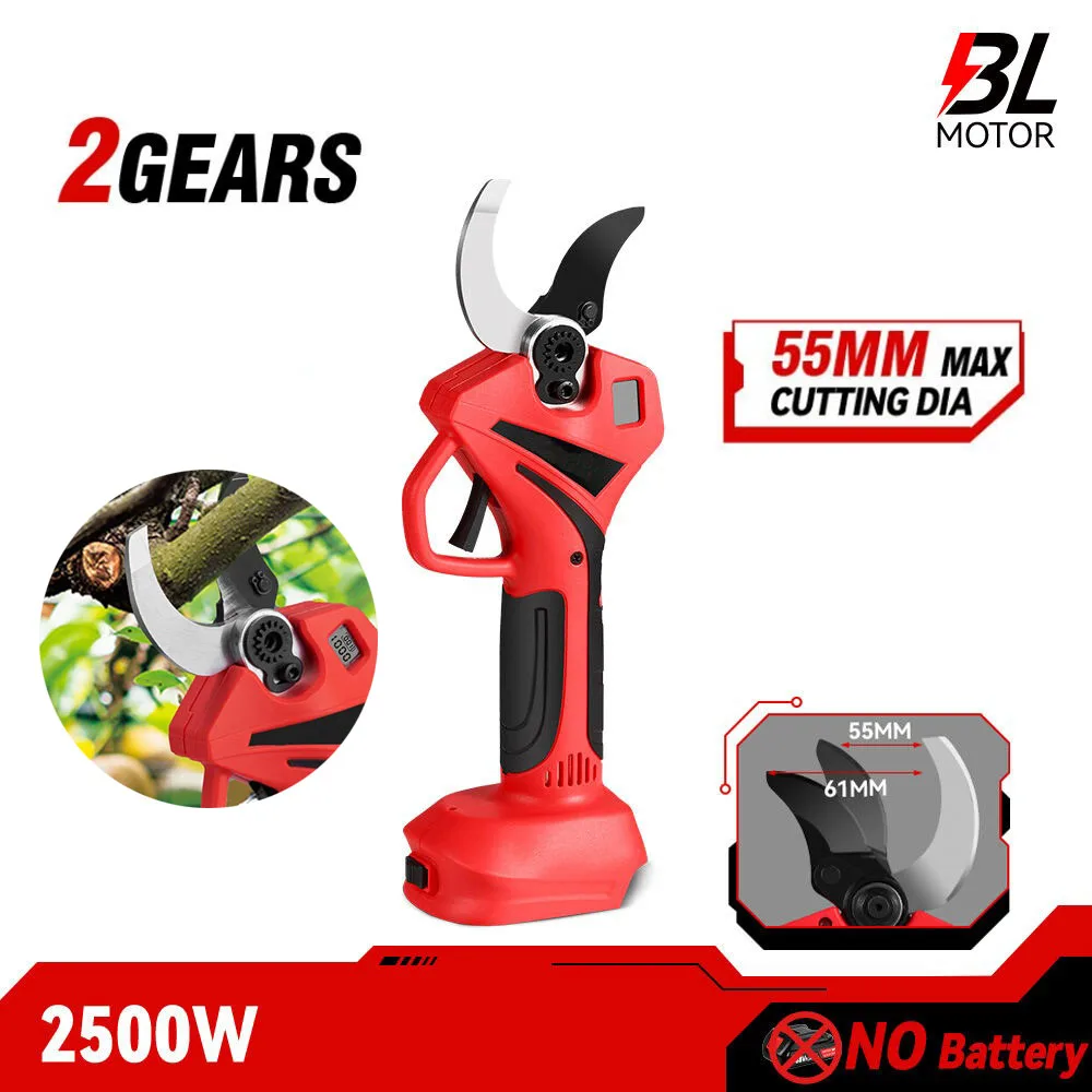 Trimming Scissor Set - 55mm Brushless Electric Scissors Cordless Pruning