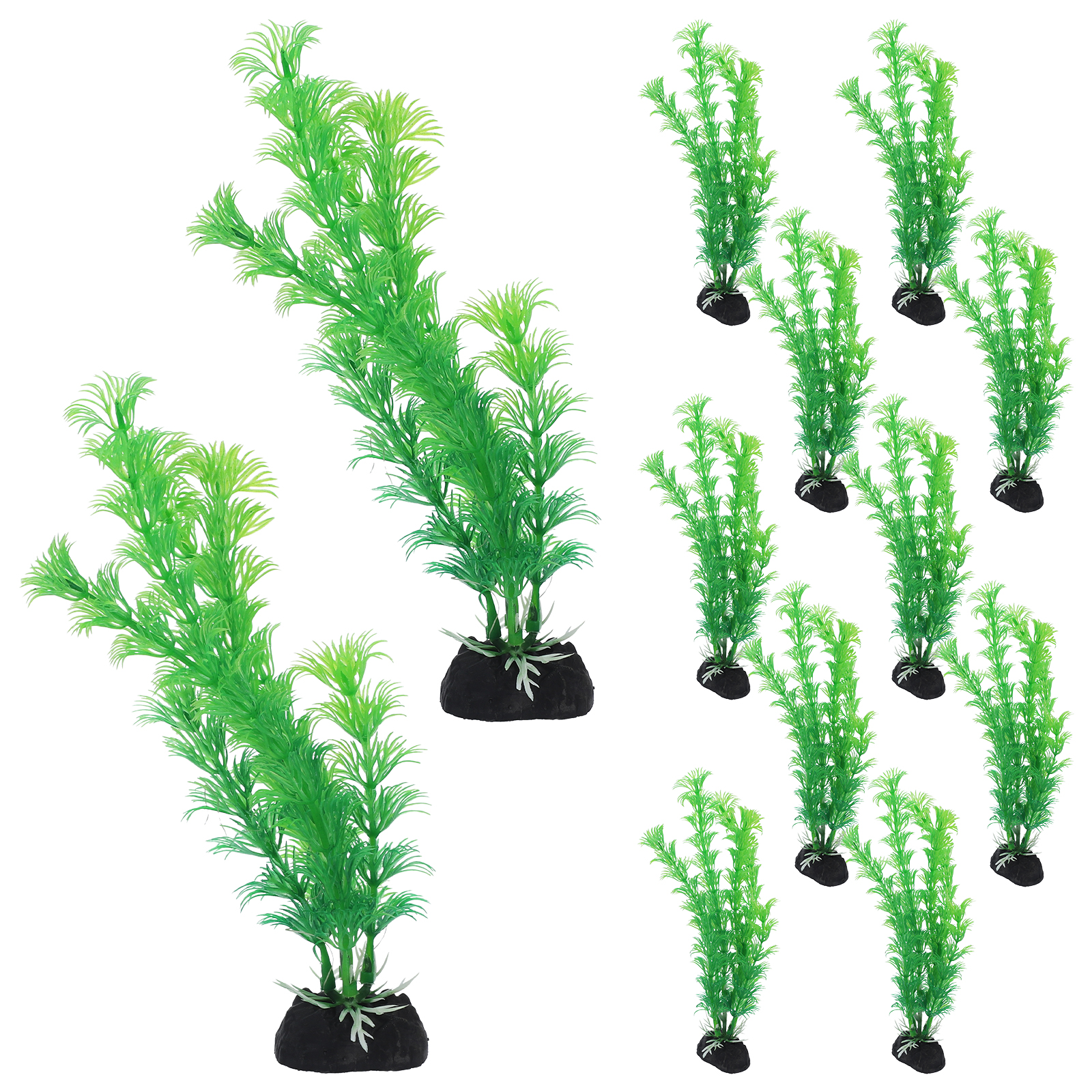 12pcs Plastic Aquarium Plants  - Planted Aquarium Models recension och pris