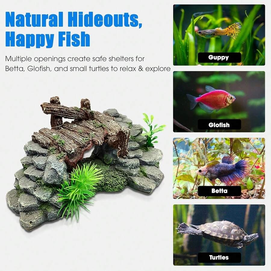 【New style】Aquarium Decor, Bet - Planted Aquarium For Betta recension och pris