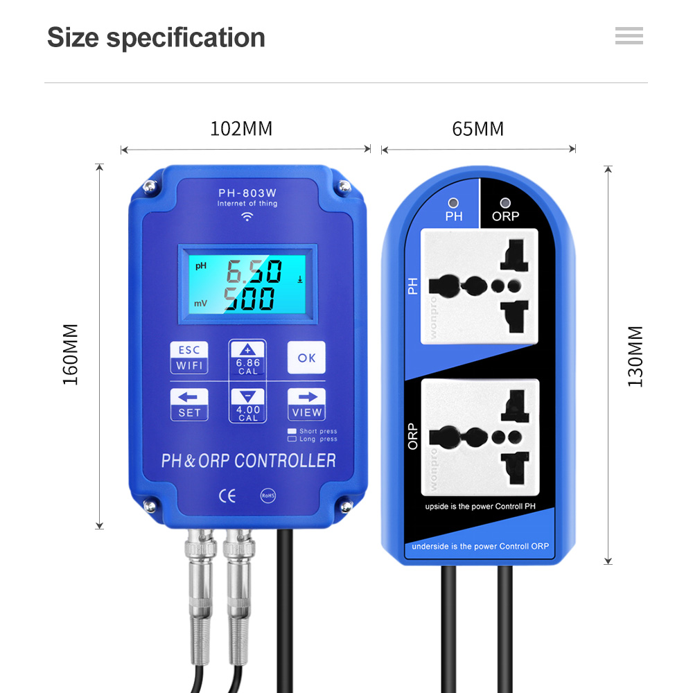 2 In 1 PH ORP Controller PH-80 - Planted Aquarium Test Kit recension och pris