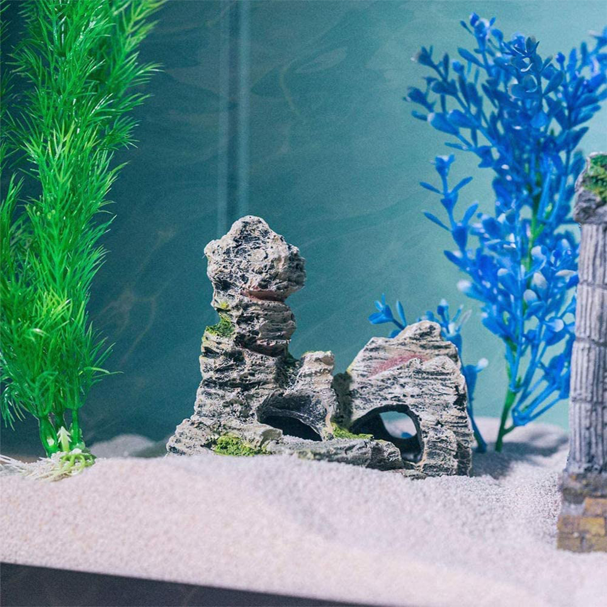 Artificial Moss Hiding Cave Mo - Aquarium Plant Rings recension och pris