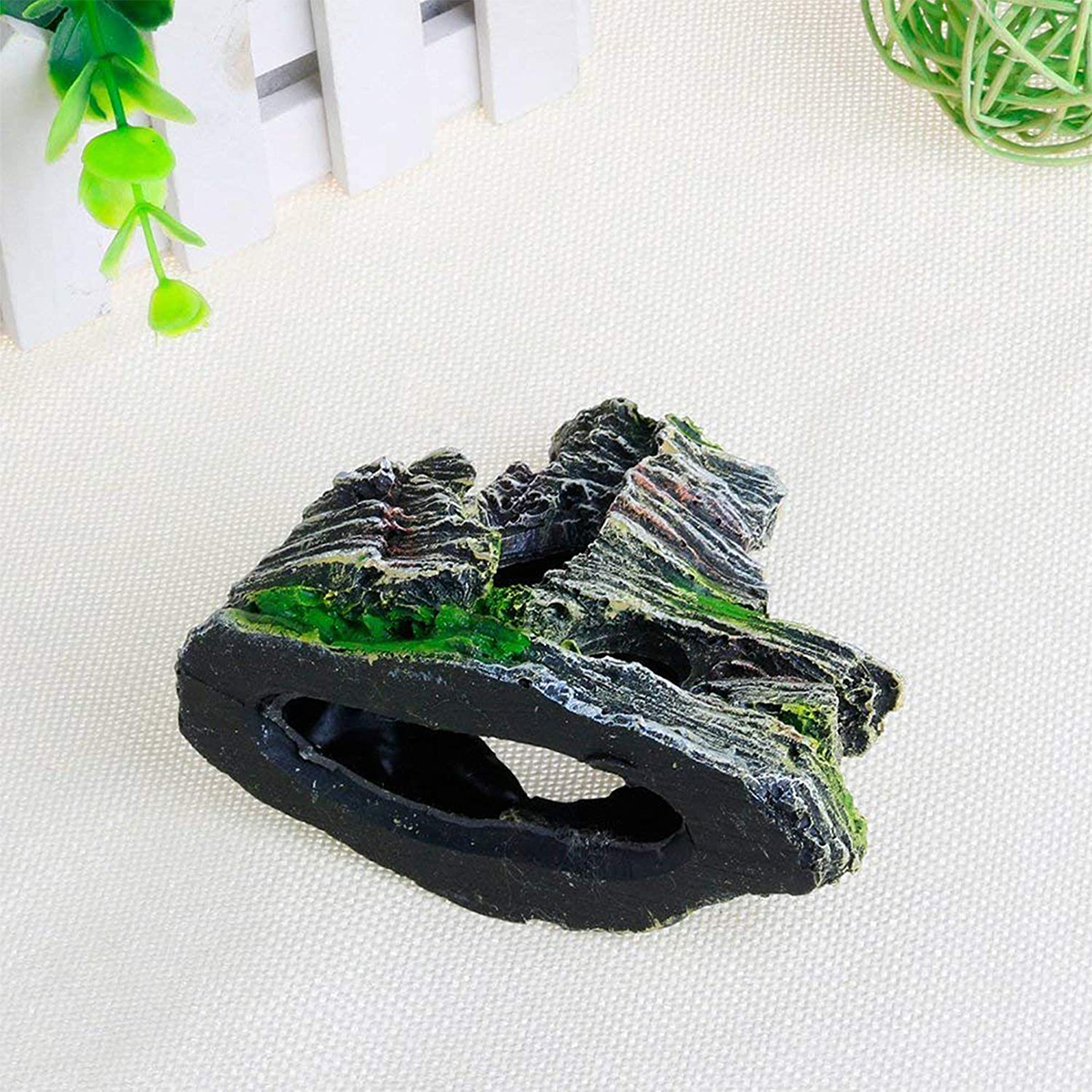 Artificial Moss Hiding Cave Mo - Aquarium Plant Rings recension och pris