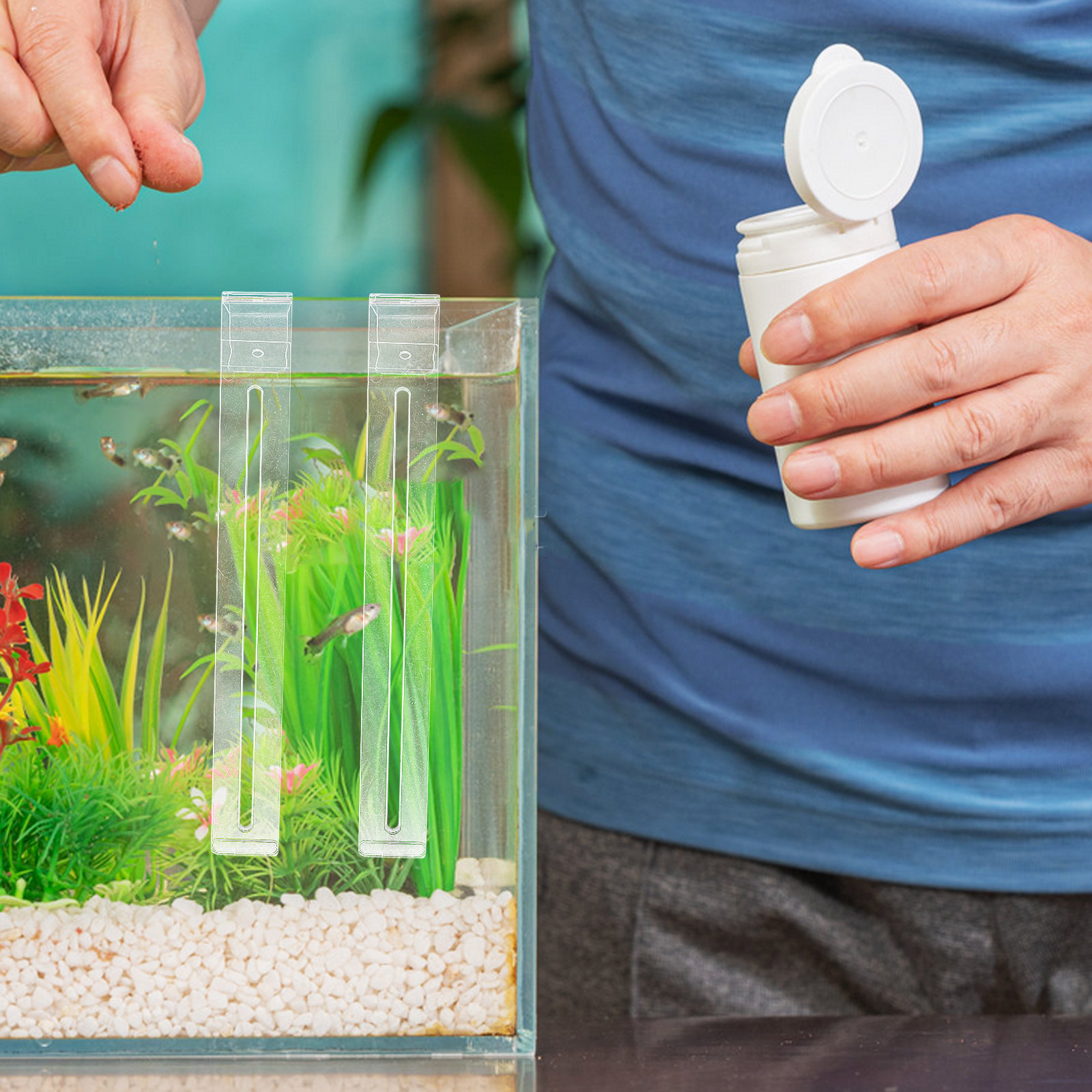 2Pcs Space Saving Adjustable C - Planted Aquarium For Betta recension och pris
