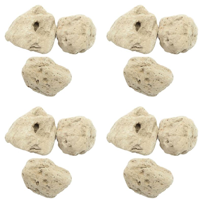 12Pcs Floating Real Rocks Aqua - Planted Aquarium Models recension och pris