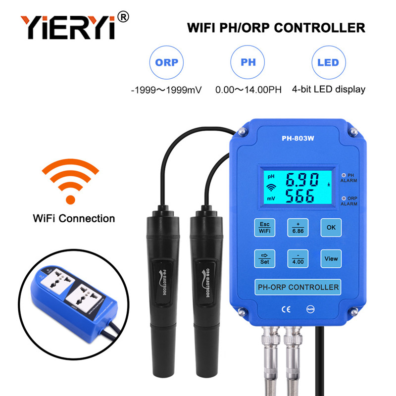 Yieryi Digital PH WiFi ORP Red - Planted Aquarium Test Kit recension och pris