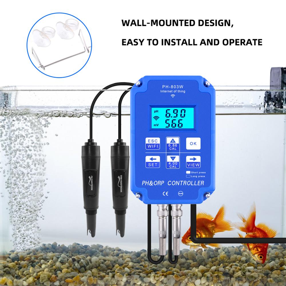 Yieryi Digital PH WiFi ORP Red - Planted Aquarium Test Kit recension och pris
