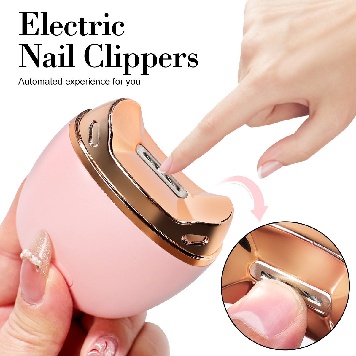 LIMEGIRL Electric Nail Clipper - Trimming Scissor Set recension och pris