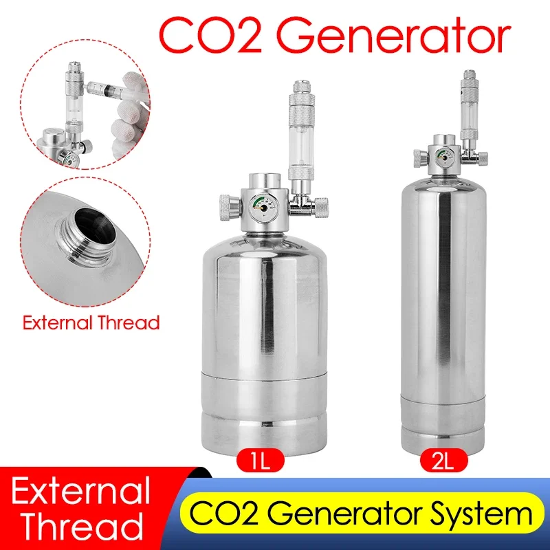 1L/2L Aquarium CO2 Generator S - Planted Aquarium Kit recension och pris