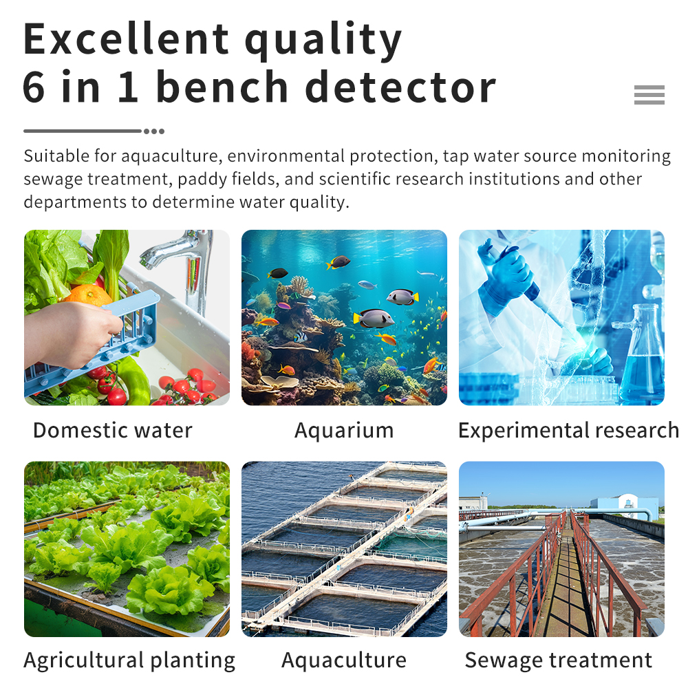 6 In 1 Water Quality Tester Di - Planted Aquarium Test Kit recension och pris