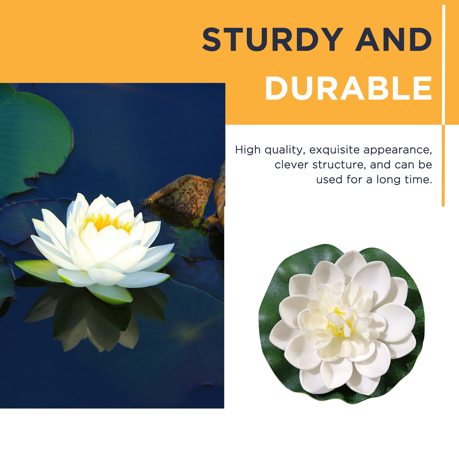 5pcs/set 10cm Artificial Lotus - Planted Aquarium Kit recension och pris