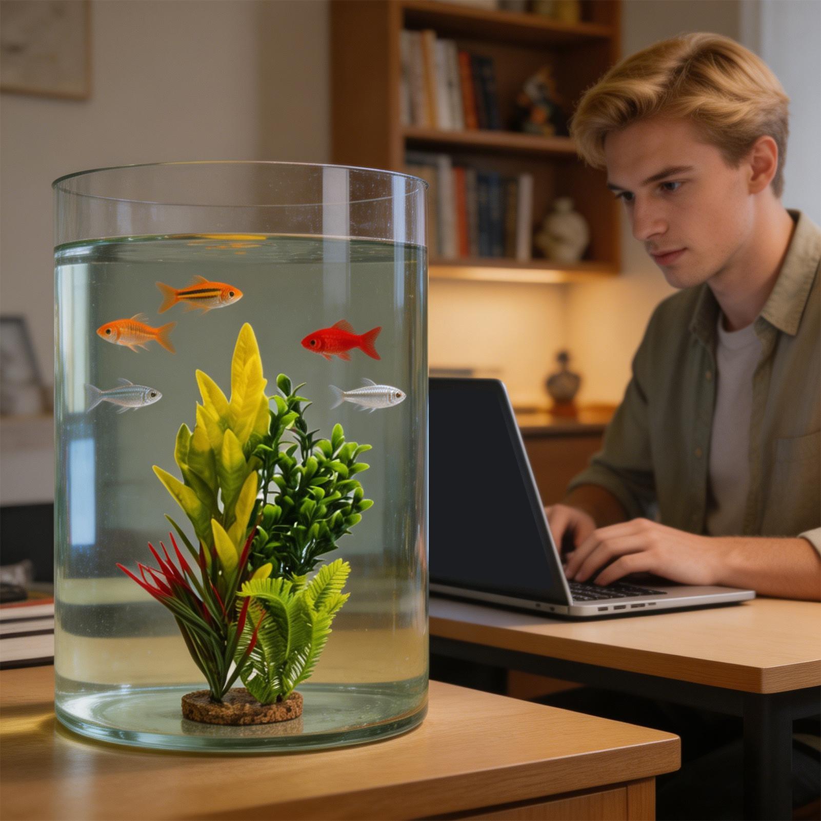 Artificial Aquarium Plants Shr - Planted Aquarium For Beginners recension och pris