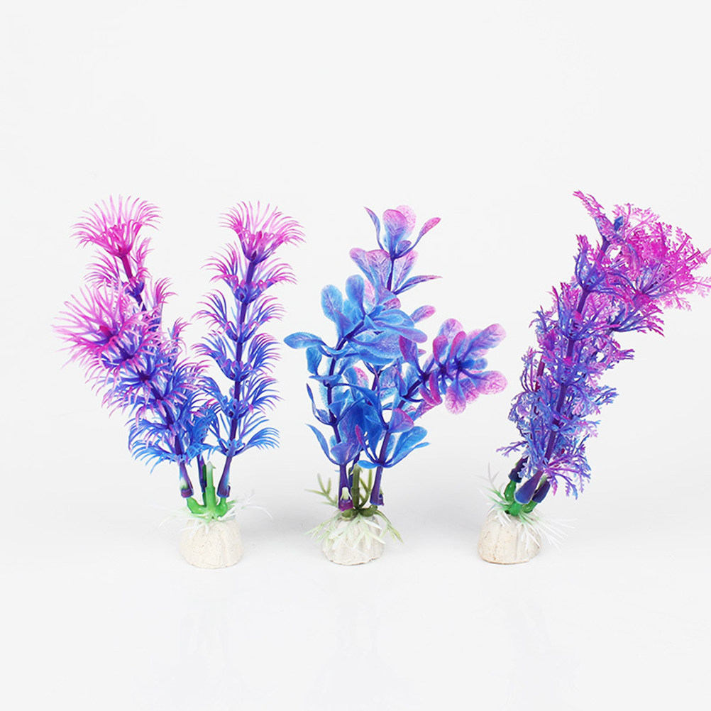 16Pcs Aquarium Artificial Wate - Planted Aquarium Yellow Water recension och pris