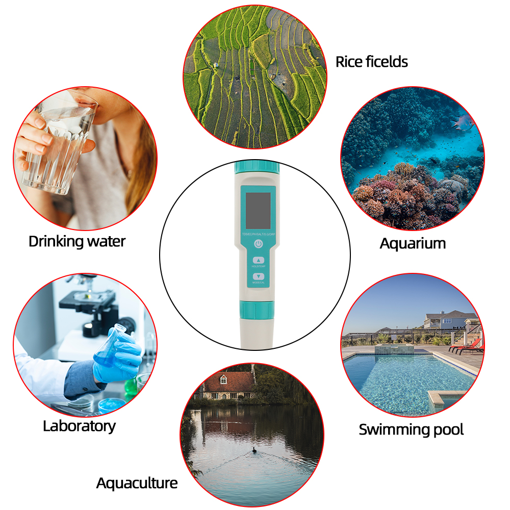 New 7 in 1 Digital Salinity Te - Planted Aquarium Test Kit recension och pris