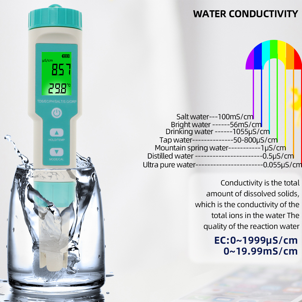 New 7 in 1 Digital Salinity Te - Planted Aquarium Test Kit recension och pris