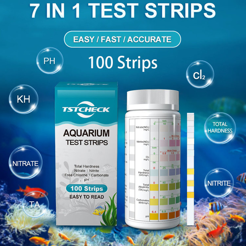 7-IN-1 100strip Aquarium Test  - Planted Aquarium Test Kit recension och pris
