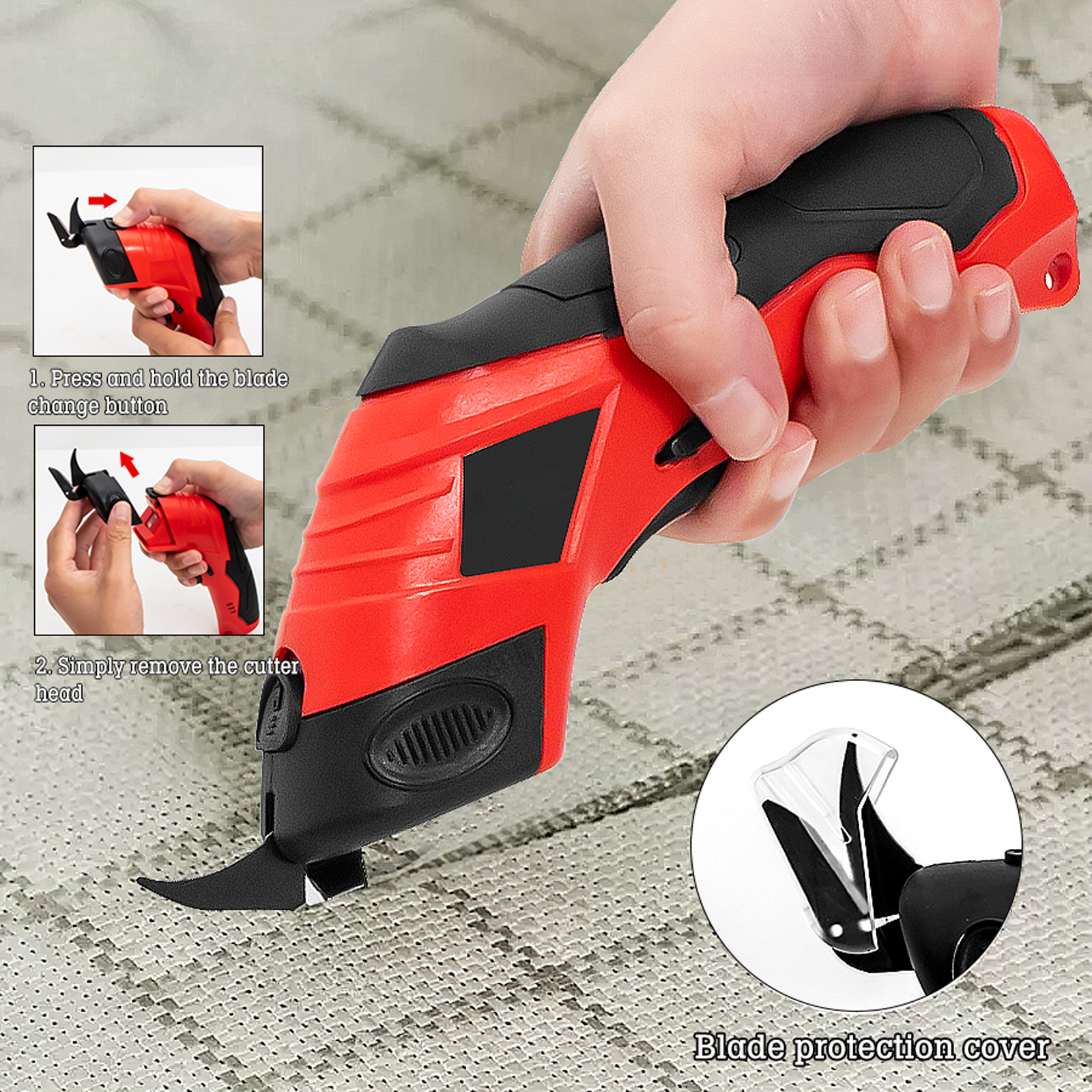 3.6V Handheld Electric Scissor - Trimming Scissor Set recension och pris