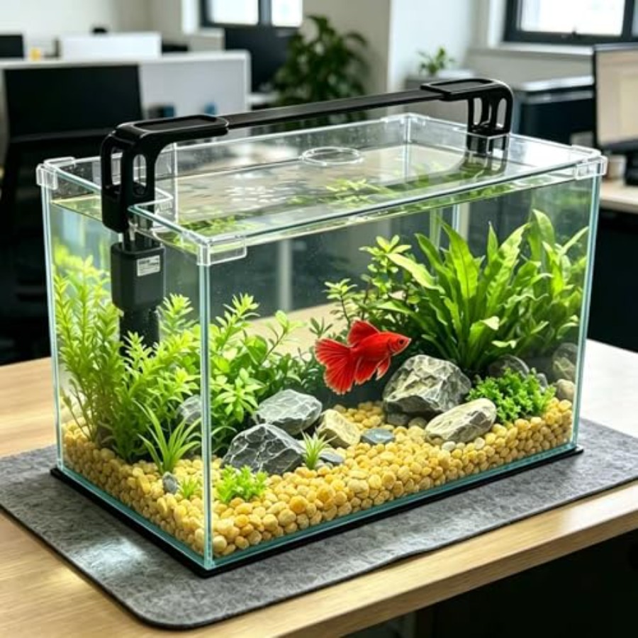 10 Gallon Glass Fish Tank, Eas - Planted Aquarium For Betta recension och pris
