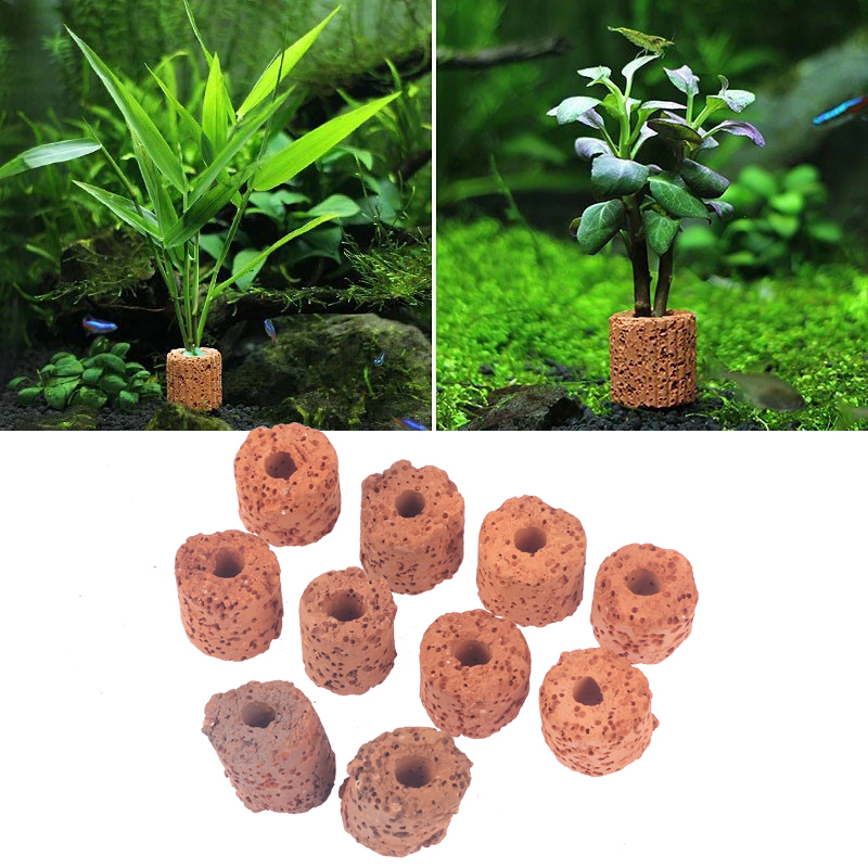 10Pcs Ceramic Aquatic Plant We - Aquarium Plant Rings recension och pris