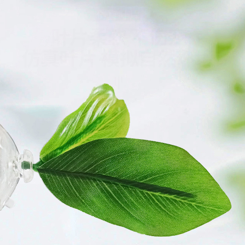 1 Pc Green Leaf Betta Fish Ham - Planted Aquarium For Betta recension och pris