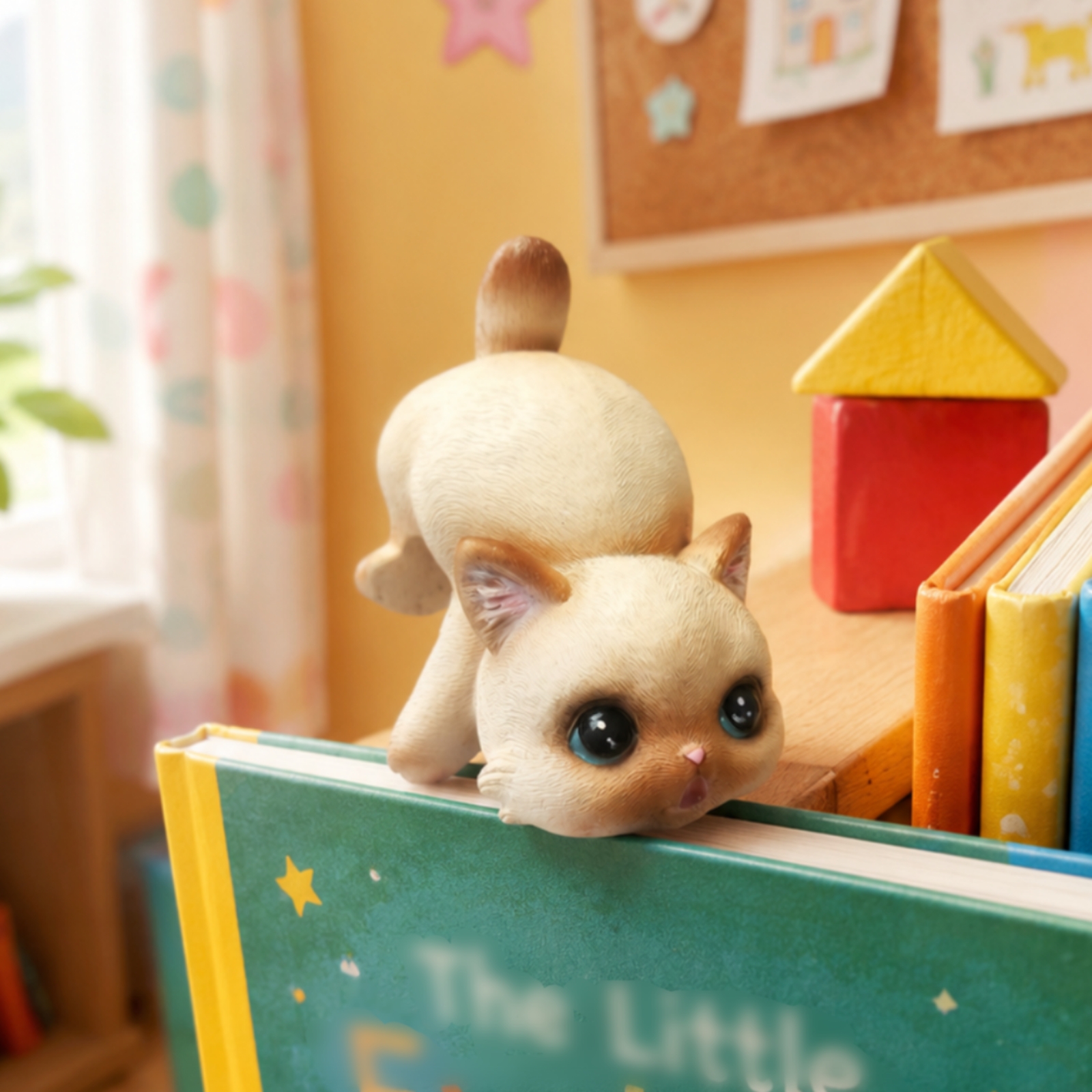 Hanging Cat Figurine Resin Cat - Planted Aquarium Models recension och pris