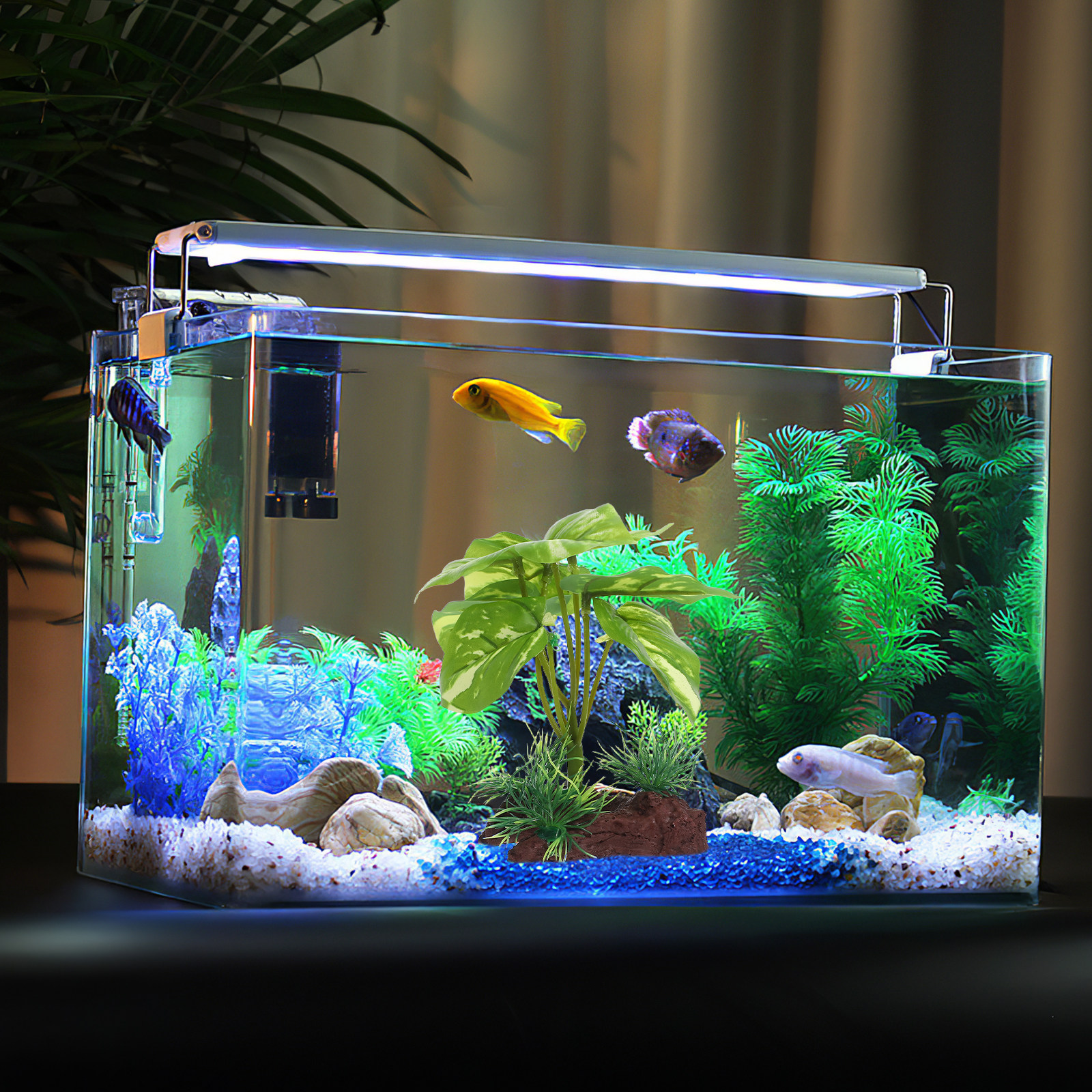 Premium Artificial Aquarium Pl - Aquarium Planted Setup recension och pris