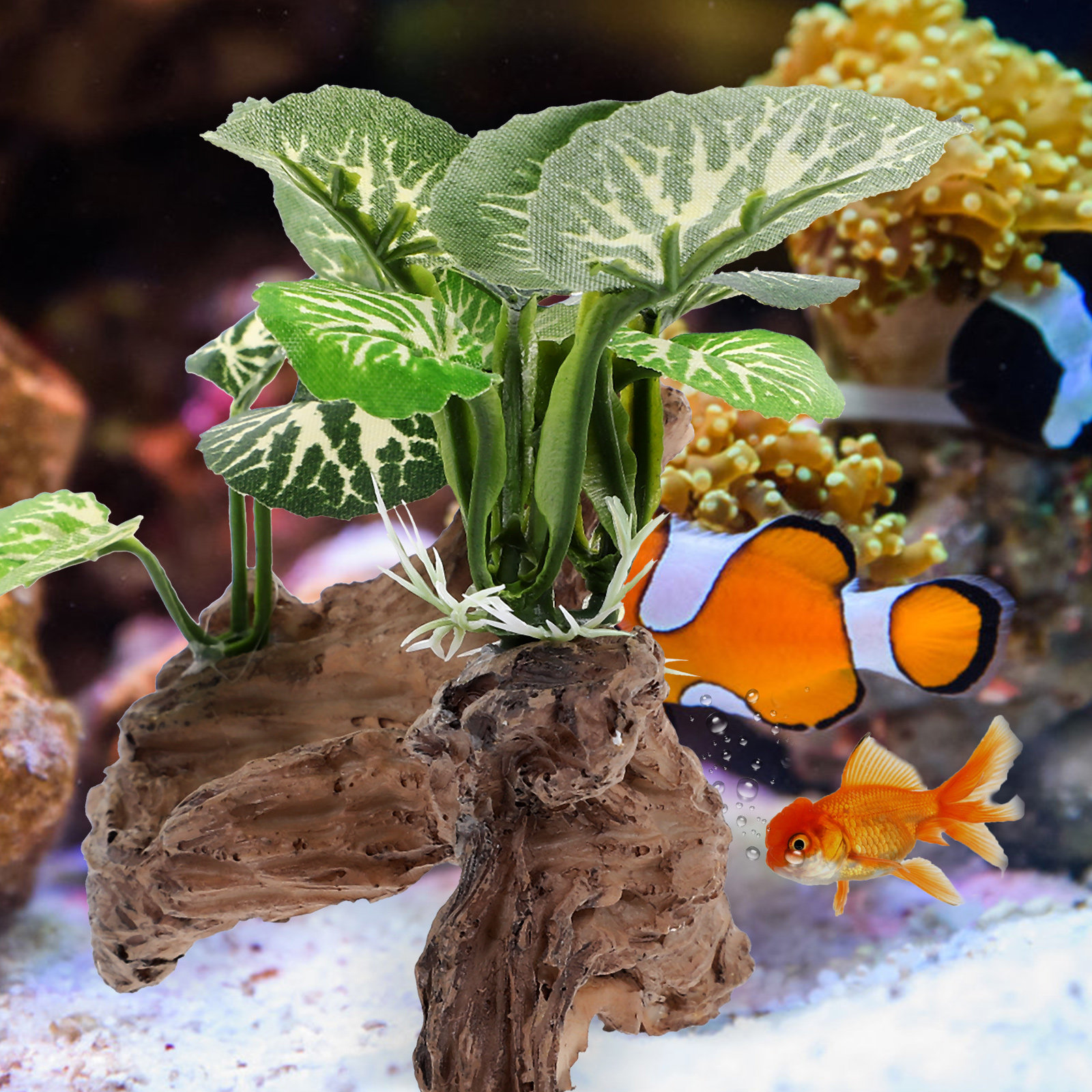 Aquarium Landscape Trunk Fish  - Planted Aquarium Models recension och pris