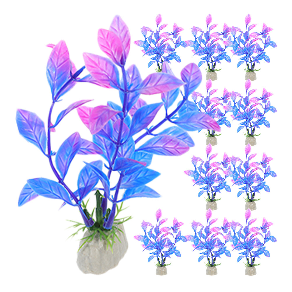 20Pcs Artificial Aquarium Plan - Planted Aquarium Models recension och pris