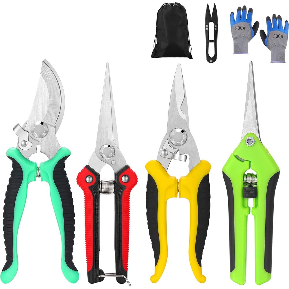 5-Piece Garden Pruning Set wit - Trimming Scissor Set recension och pris