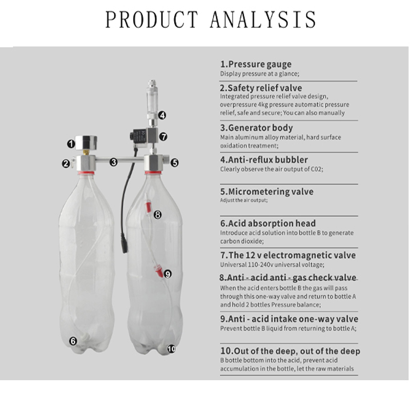 Aquarium CO2 Regulator System  - Planted Aquarium Kit recension och pris