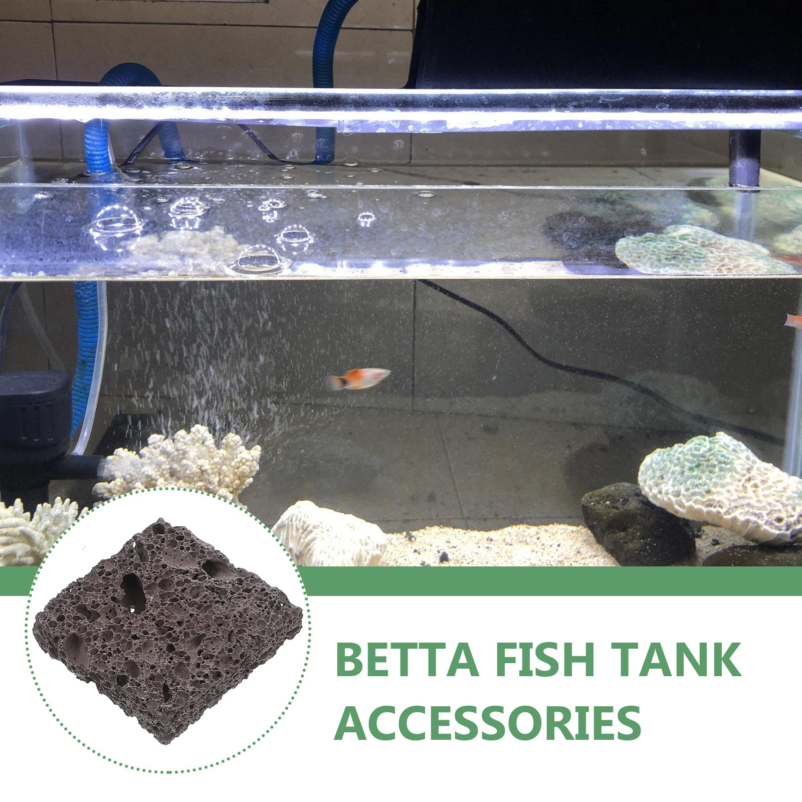 3Pcs Natural Aquarium Rocks Vo - Planted Aquarium For Betta recension och pris