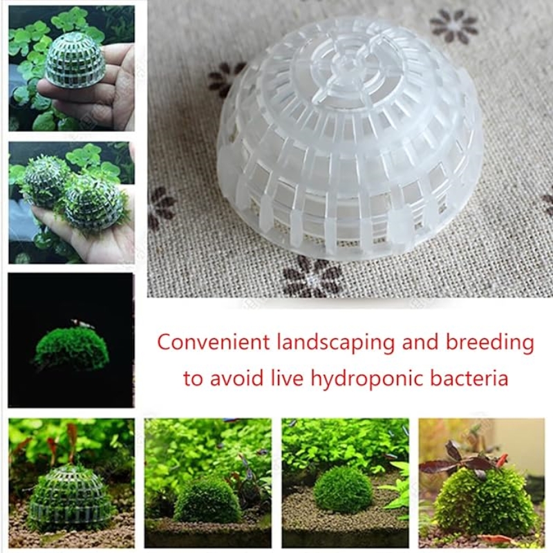2pc Aquarium Moss Ball Holder, - Planted Aquarium Models recension och pris
